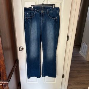 Curve Appeal Women's Bootcut Jeans Size 14, Confidence Sewn In, Bottom Booster